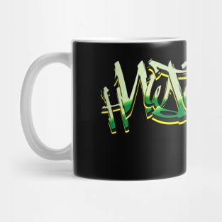 dEAdbEAt HuWiChi Green Graffiti Design Mug